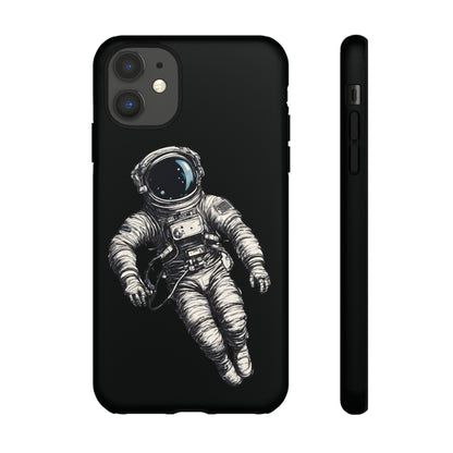 Floating Astronaut SpaceArt Sci-Fi Tough iPhone Mobile Cases