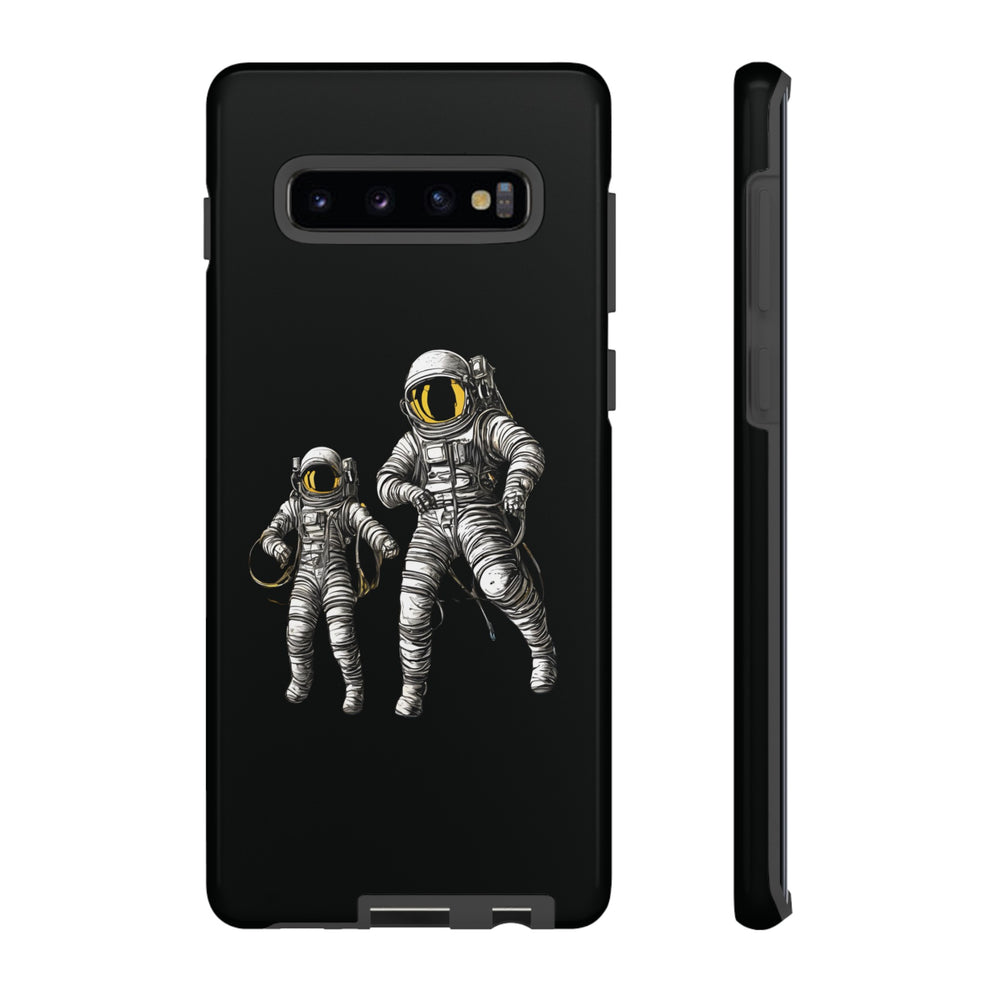 Astronauts Floating Tough Samsung Galaxy Mobile Cases