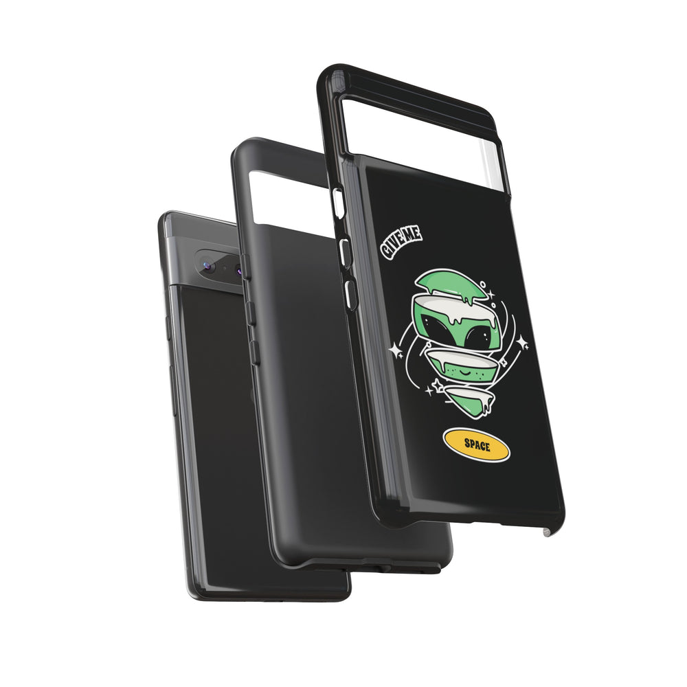 Give Me Space Funny UFO SciFi Tough Google Pixel Mobile Case