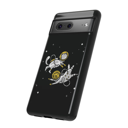 Astronaut Google Pixel Case | Funny Dog and Cat Sci-Fi 