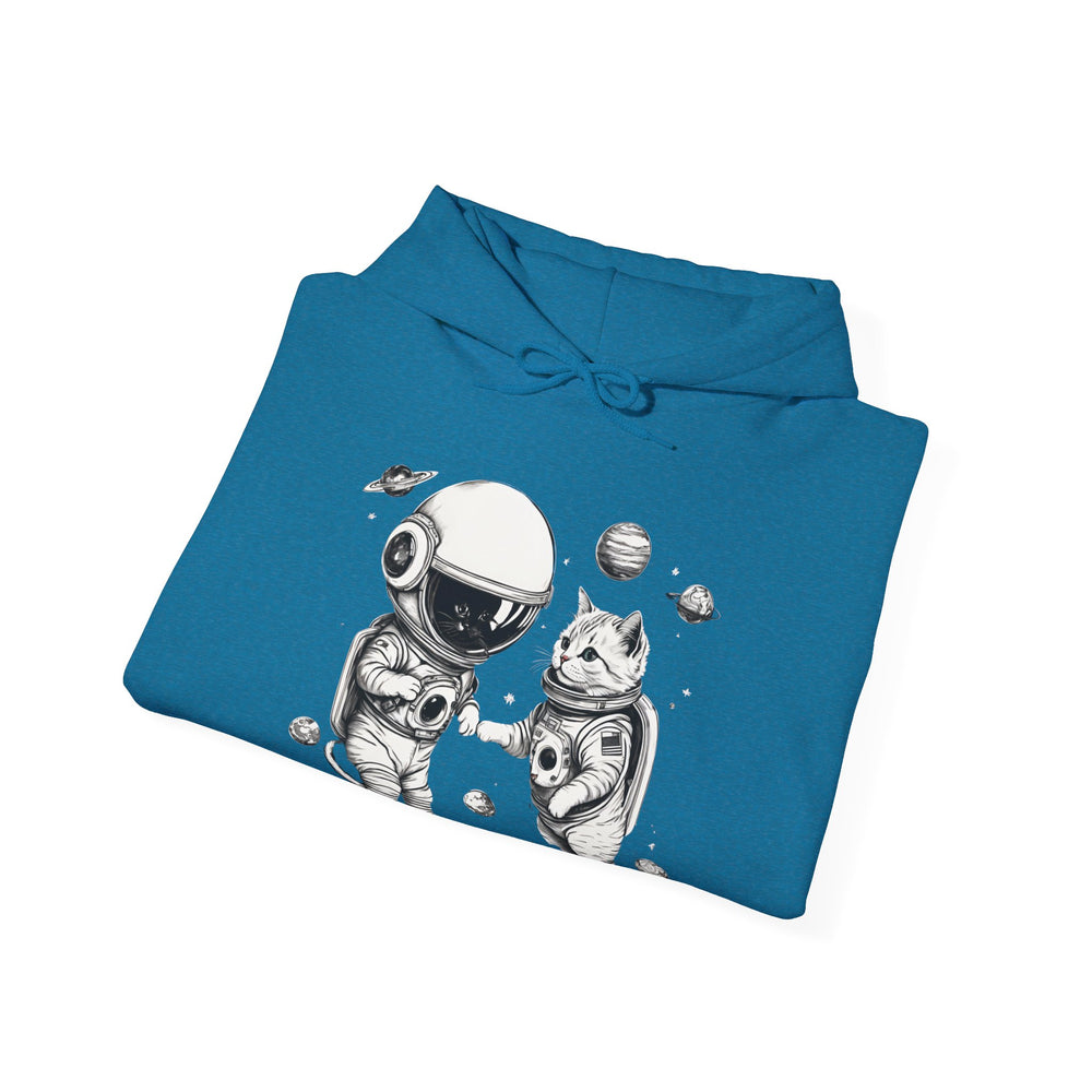 Space Kitties Astronaut Cats Sci-Fi Hoodie