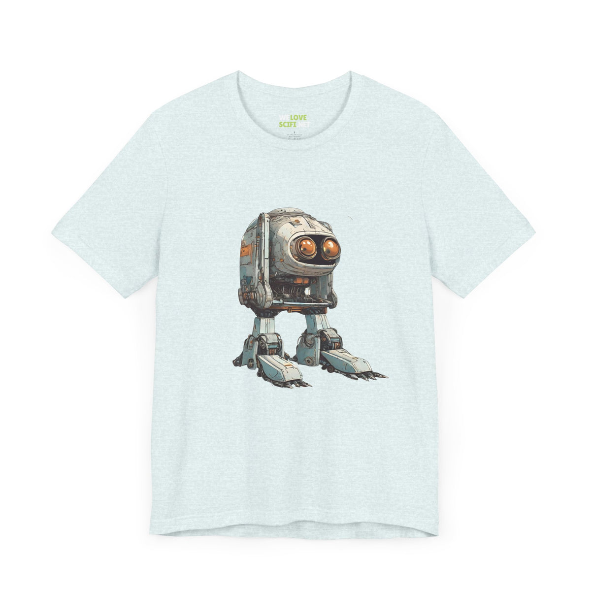 Hello Rusty Robot SpaceArt Sci-Fi T-Shirt-welovescifi.net