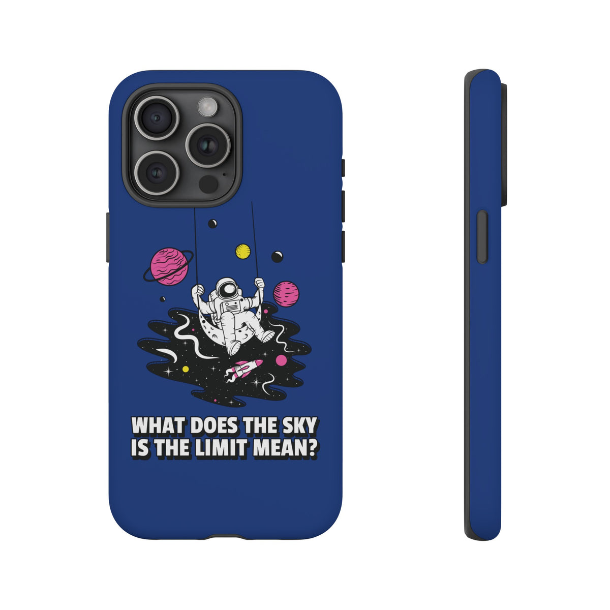 Astronaut iPhone Case Sky Is the Limit Sci-Fi Mobile Cover