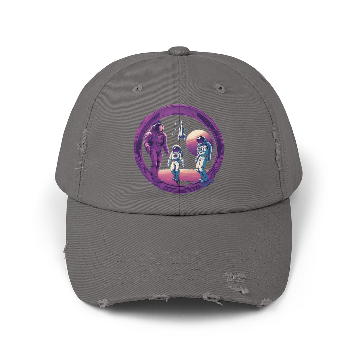 Family Business Unisex Astronaut Distrassed Cap-welovescifi