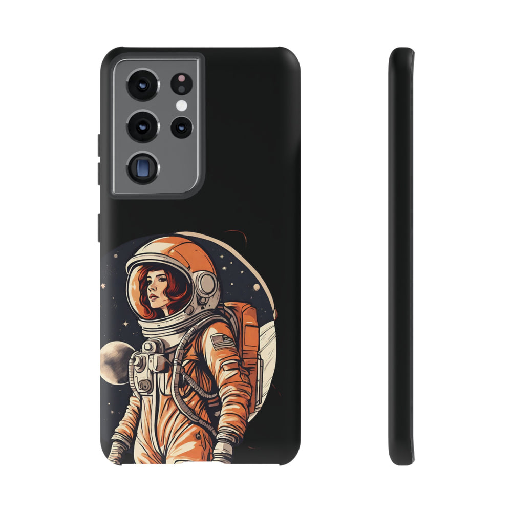 Spacegirl Astronaut Samsung Galaxy Cases