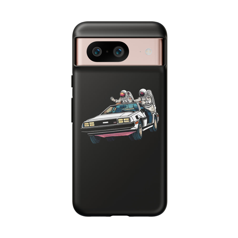 Delorean party astronaut Google Pixel mobile cases