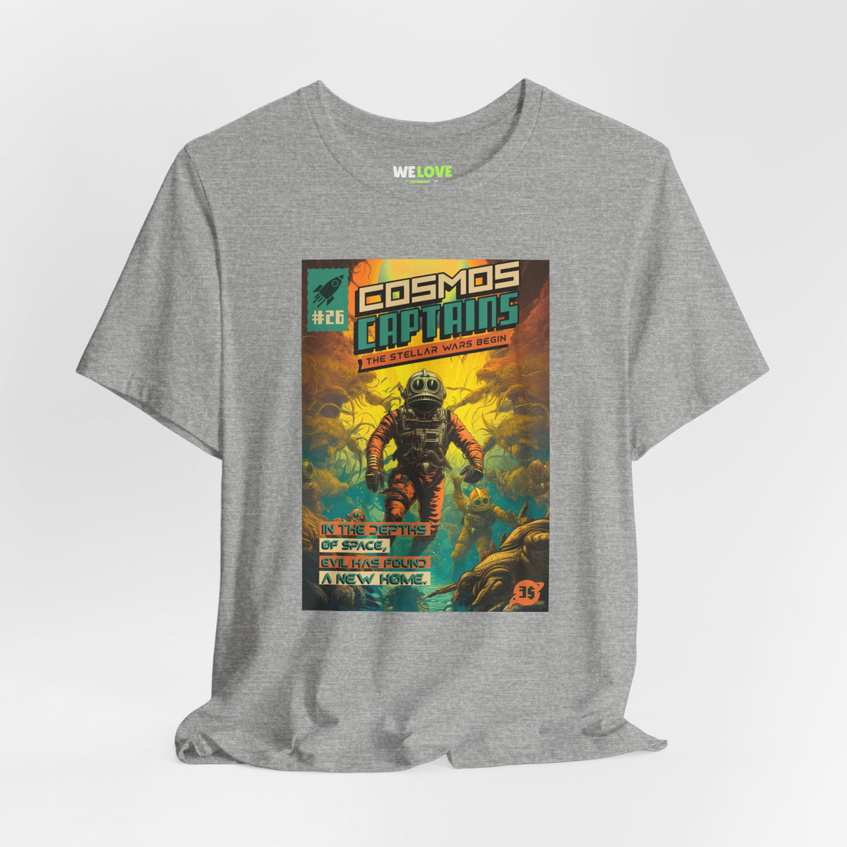 Cosmos Captains Retro Sci-Fi T-Shirt-welovescifi.net