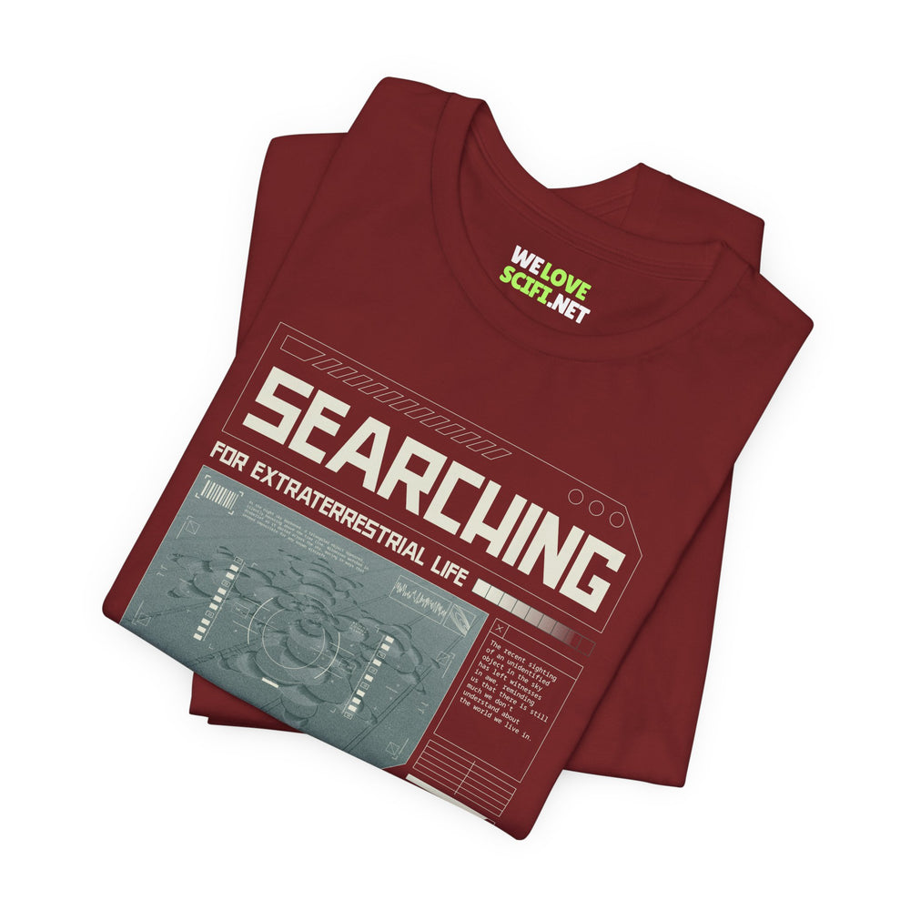 Searching for Extraterrestrial Life UFO Sci-Fi T-Shirt