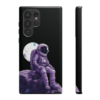 Art Samsung Galaxy Mobile Cases Still Waiting Astronaut