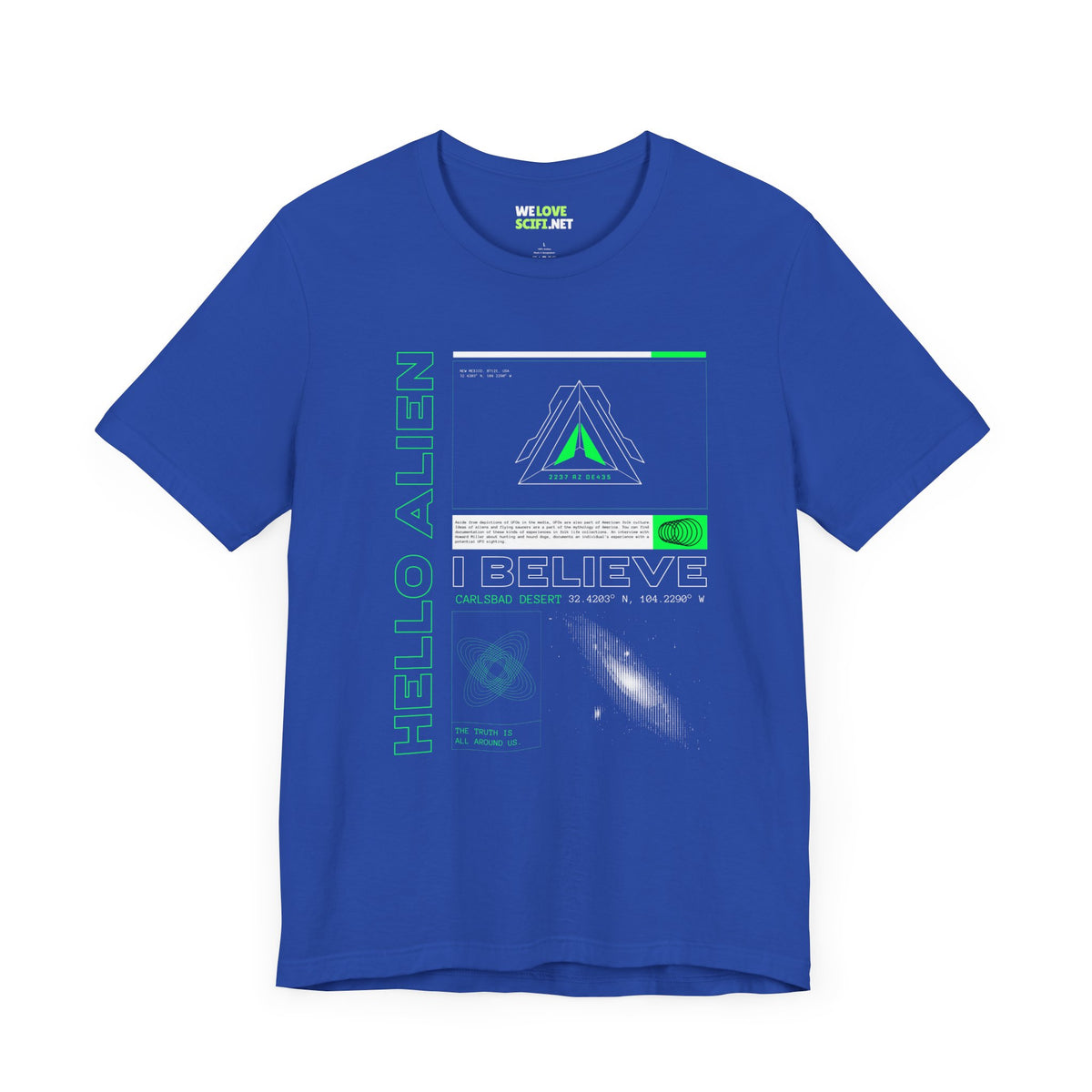 Hello Alien Sci-Fi T-Shirt-welovescifi.net