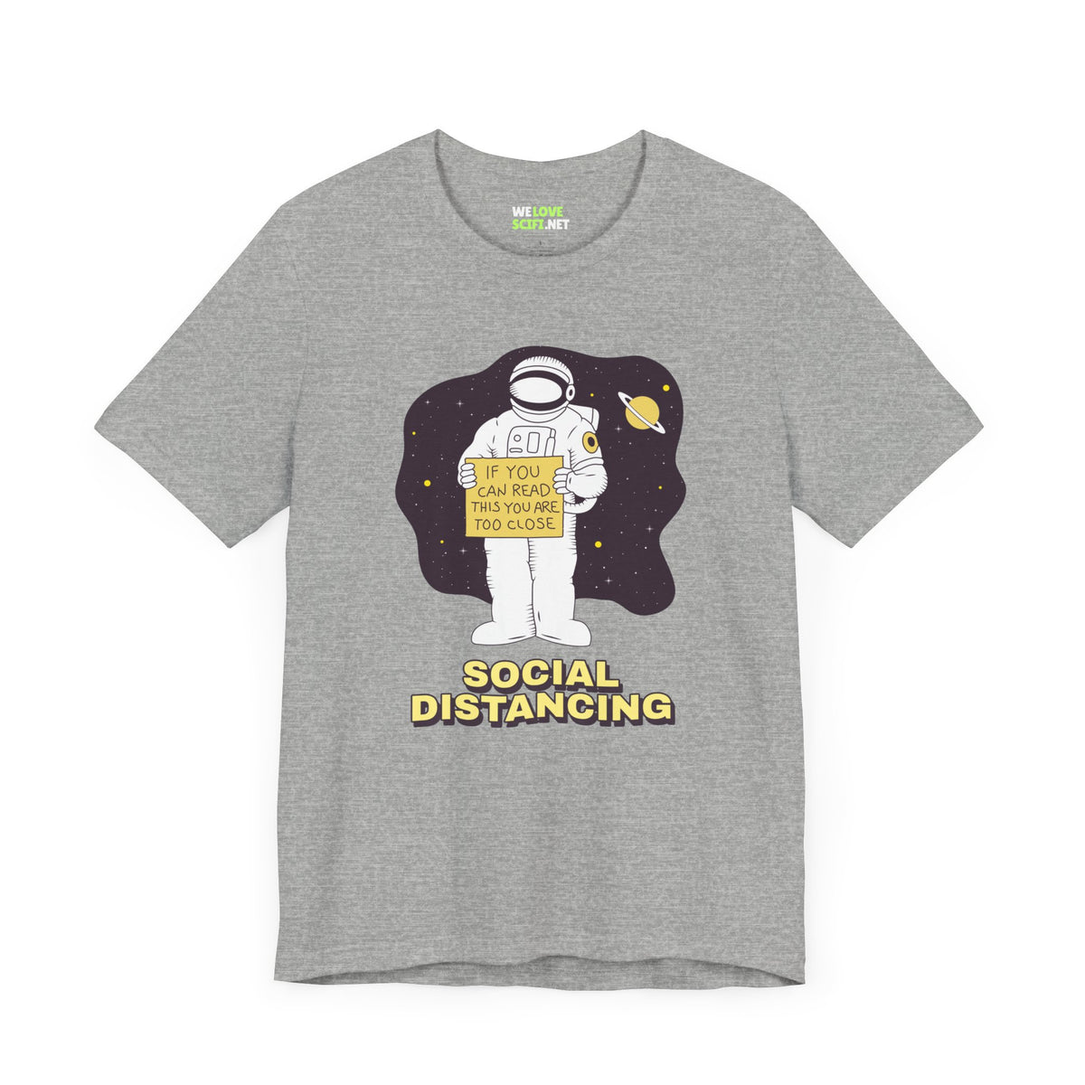 Social Distancing Astronaut Shirt | Funny Sci-Fi T-Shirt