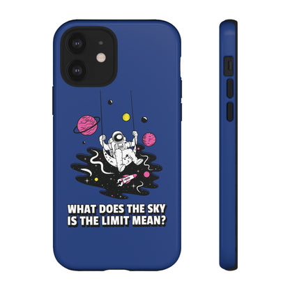 Astronaut iPhone Case Sky Is the Limit Sci-Fi Mobile Cover