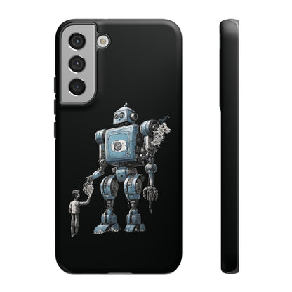 Robot Space Art Samsung Galaxy Case: Tough & Stylish