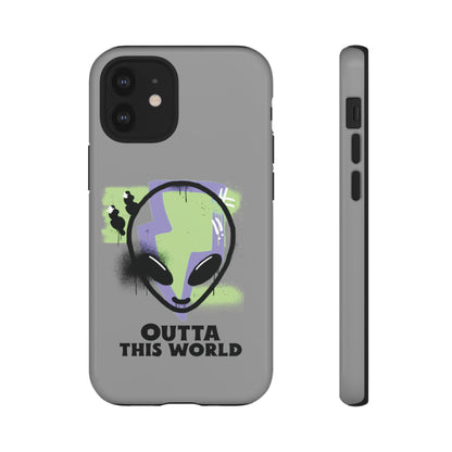 UFO iPhone Case Outta This World Sci-Fi Tough Mobile Cases