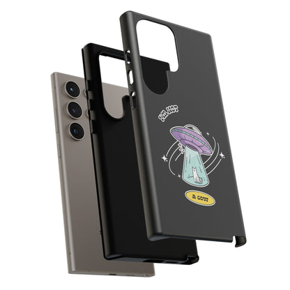 Sci-Fi UFO Samsung Galaxy Mobile Cases - Funny Roswell Cow