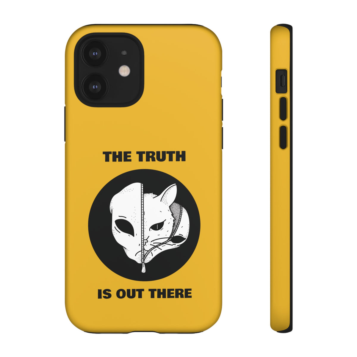 The Truth Is Outthere Funny Cat UFO Tough iPhone Mobile Cases-welovescifi.net