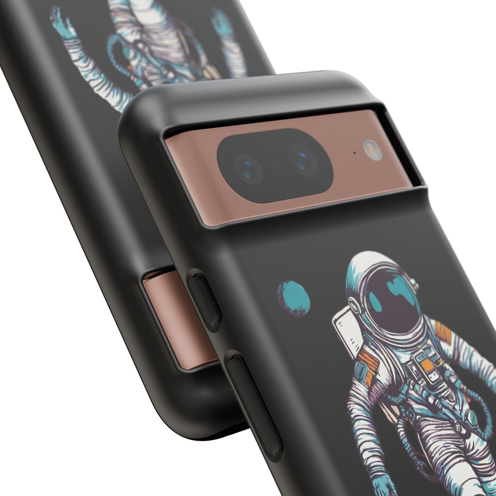 Mini-me Astronaut Spaceart Tough Google Pixel Mobile Cases