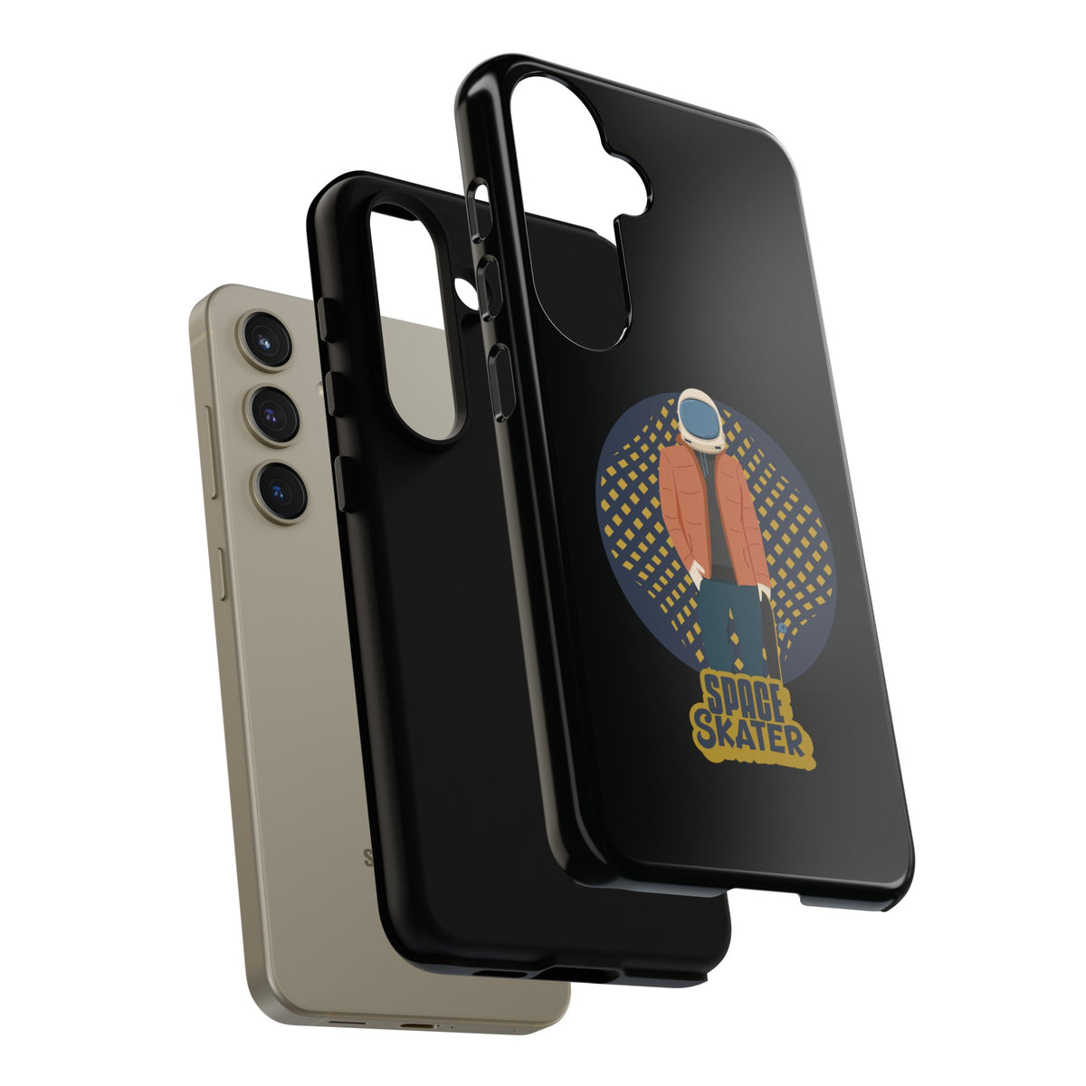 Skater Astronaut Sci-Fi Tough Samsung Galaxy Mobile Cases