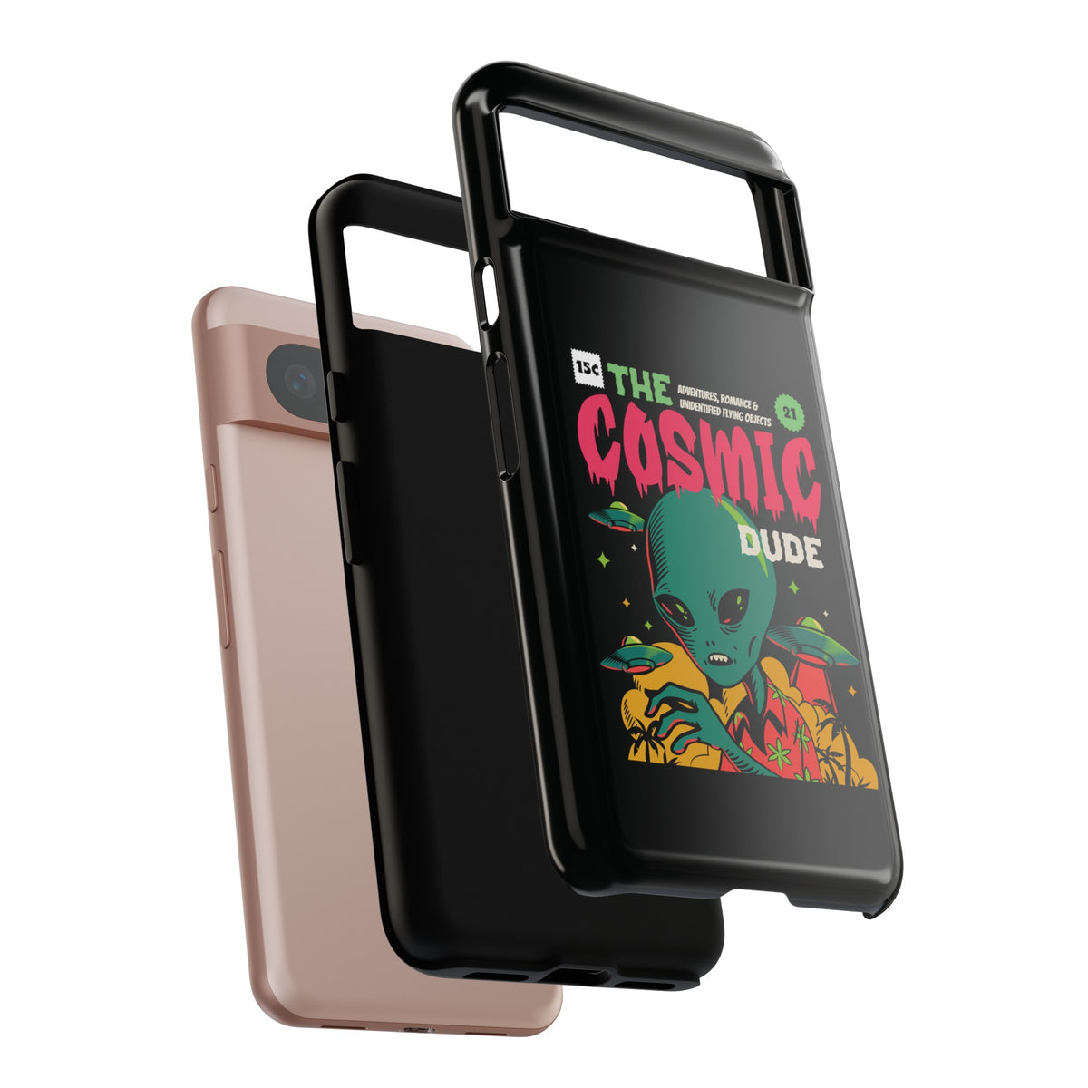 Comic Sci-Fi Mobile Cases | Cosmic Dude Google Pixel Cover