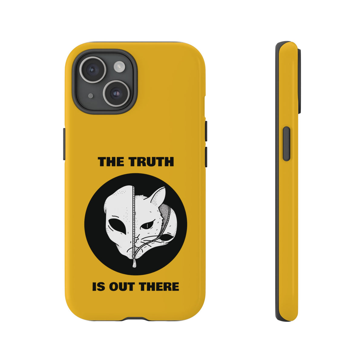 The Truth Is Outthere Funny Cat UFO Tough iPhone Mobile Cases-welovescifi.net