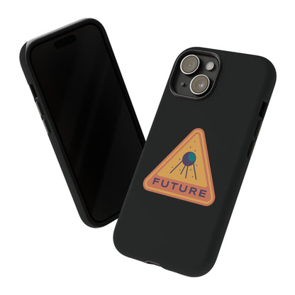 Future Retro Sign SciFi Tough iPhone Mobile Case-welovescifi