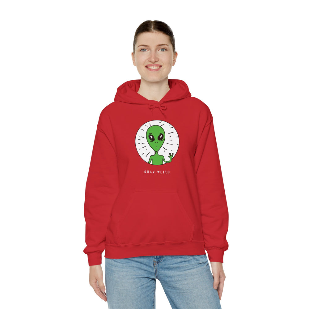 Stay Weird Alien Sci-Fi Hoodie - We Love Sci-Fi