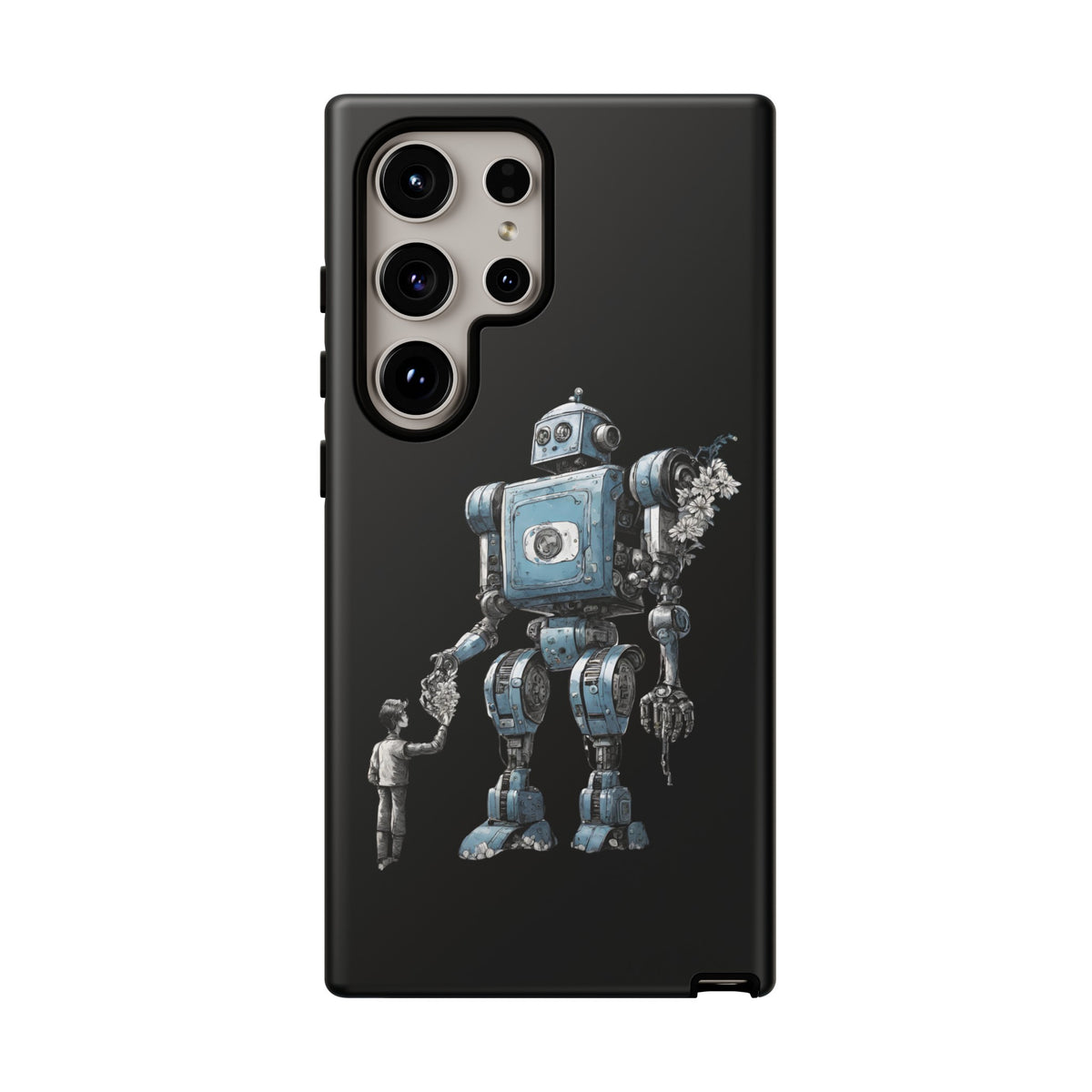 Robot Space Art Samsung Galaxy Case: Tough & Stylish