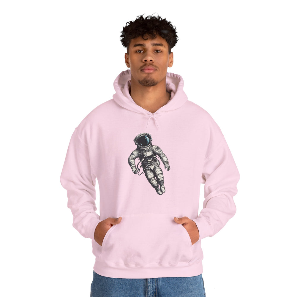 Floating Astronaut SpaceArt Sci-Fi Hoodie-welovescifi.net