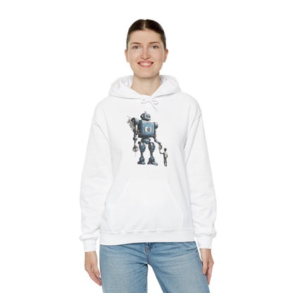 Bringing You Flower Robot Spaceart Sci-Fi Hoodie-welovescifi