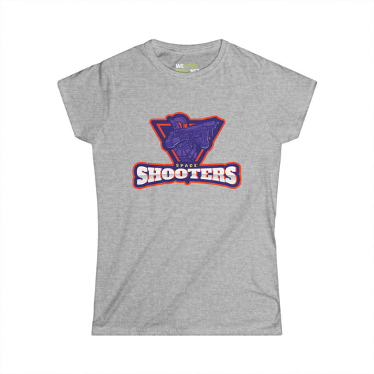 Space Shooters Astronaut Tee | Women's Sci-Fi T-Shirt