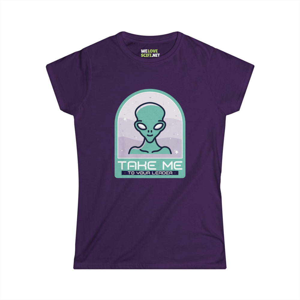 funny alien tee-Funny Alien Woman's Tee