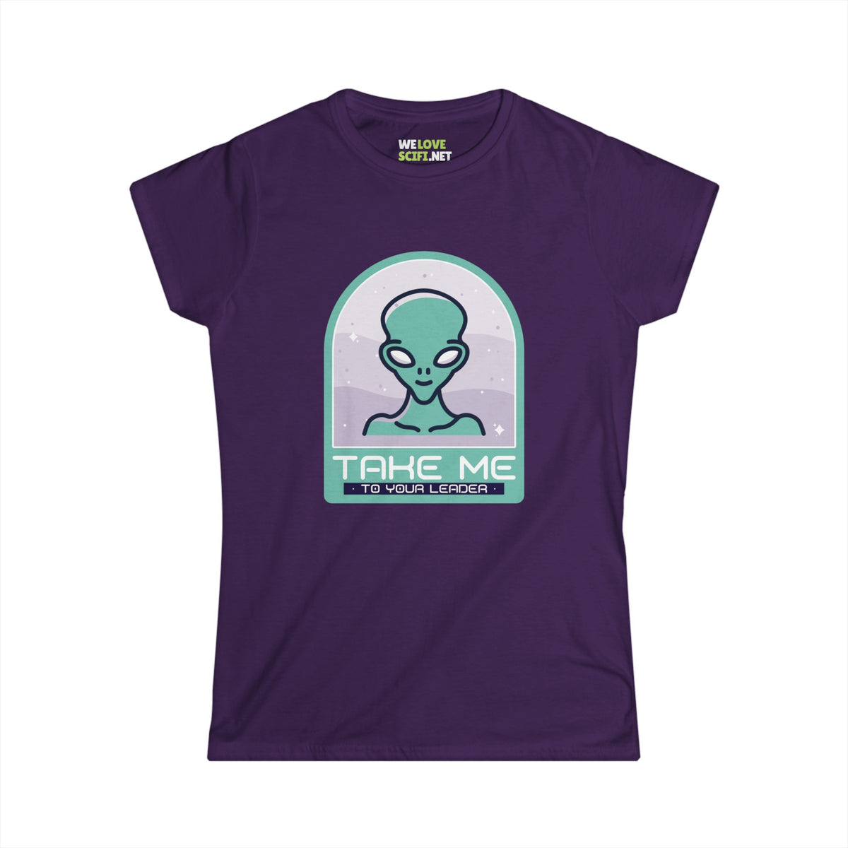 funny alien tee-Funny Alien Woman's Tee