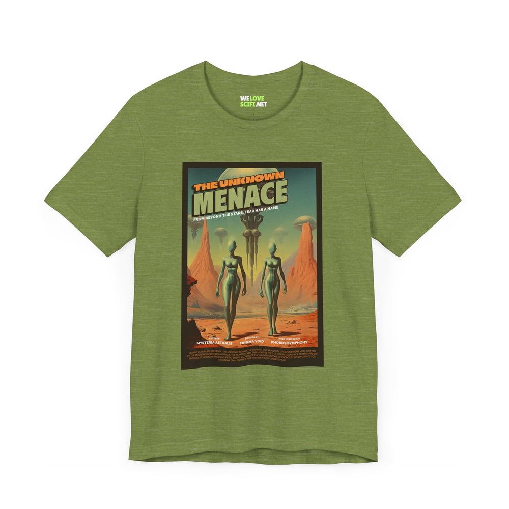 The Unknown Menace Retro Sci-Fi T-Shirt-welovescifi.net