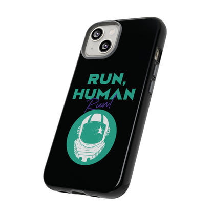 mobile cases-Run Human Run Sci-Fi Tough iPhone Mobile Cases