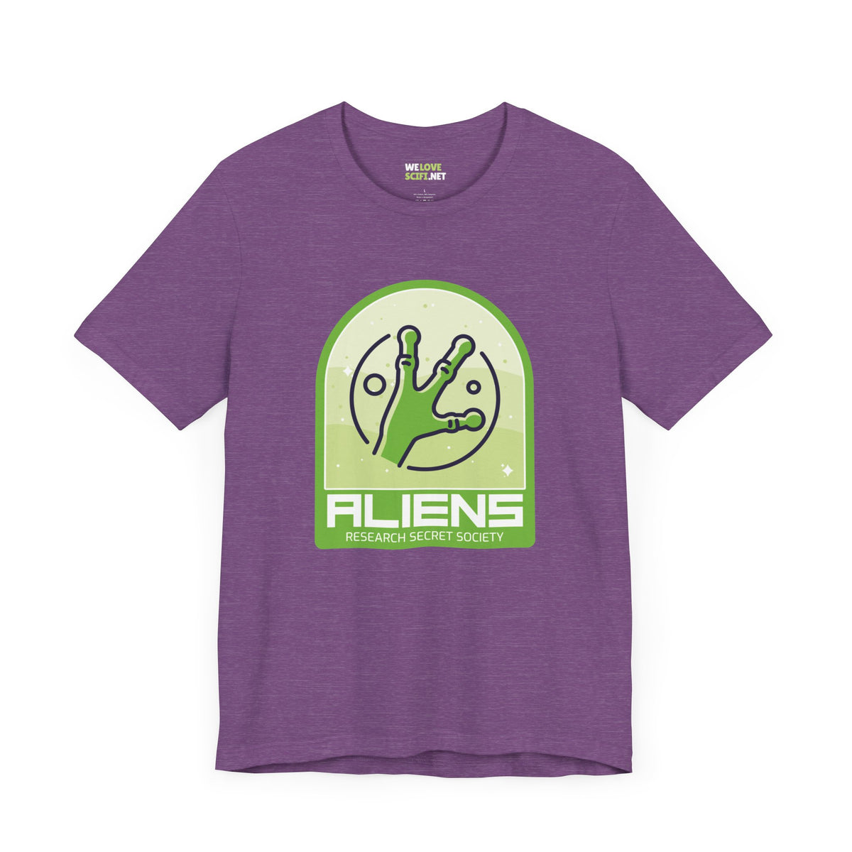 Aliens Research Secret Society UFO SciFi T-Shirt-welovescifi