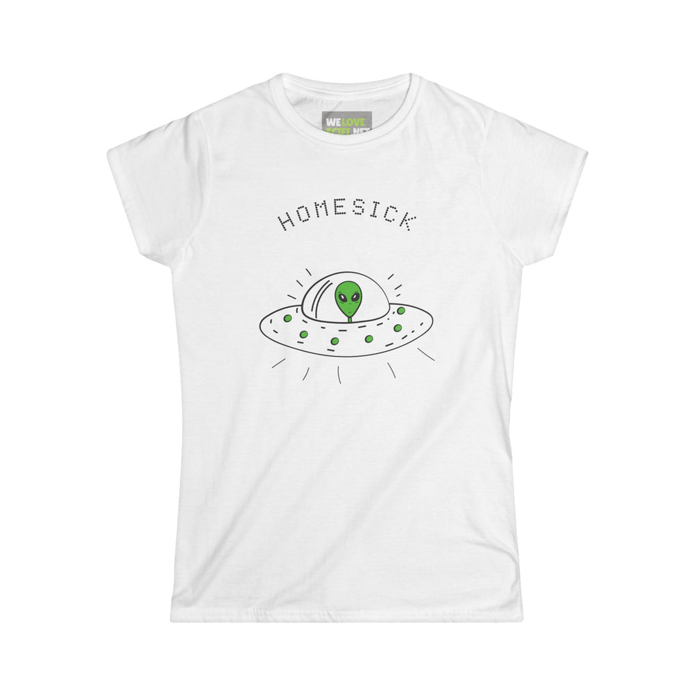 woman's tee-Homesick Funny UFO Woman's Tee-welovescifi.net