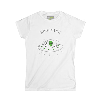 woman's tee-Homesick Funny UFO Woman's Tee-welovescifi.net