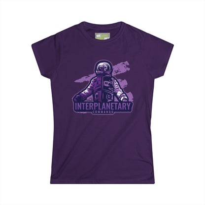 Interplanetary Commando Astronaut Woman Tee - Sci-Fi Apparel