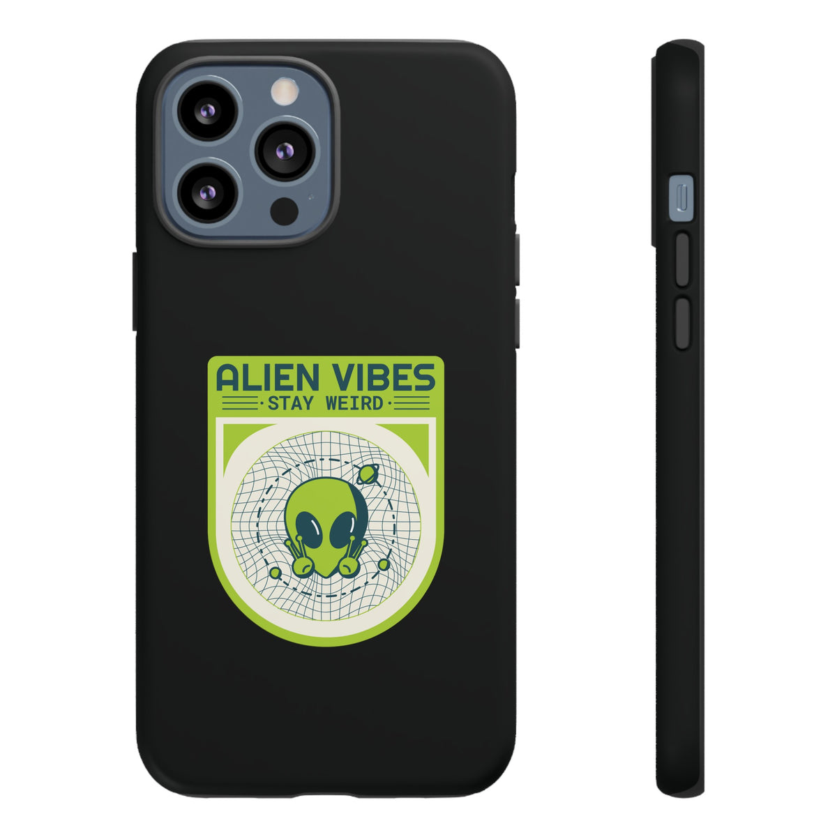 Stay Weird UFO Sci Fi Tough iPhone Mobile Cases WeLoveSciFi