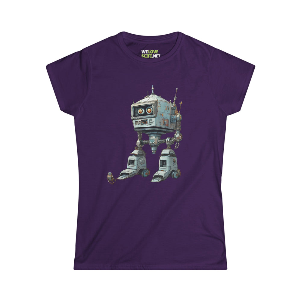 Get Out Of My Way SpaceArt Robot Woman's Tee-welovescifi.net