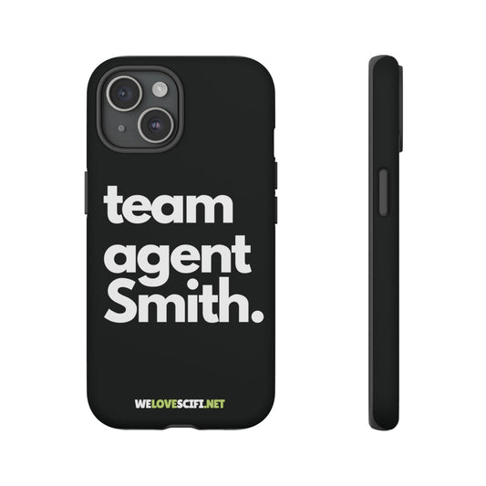 Team Agent Smith Supervillain Tough iPhone Mobile Cases