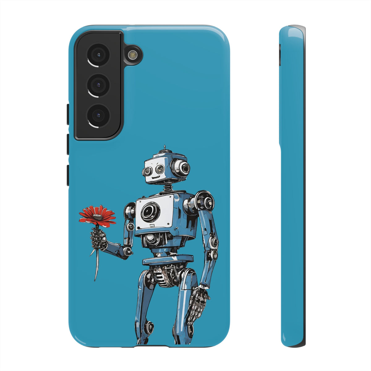 You Never Bring Me Flowers Robot SpaceArt Tough Samsung Galaxy Mobile Cases-welovescifi.net