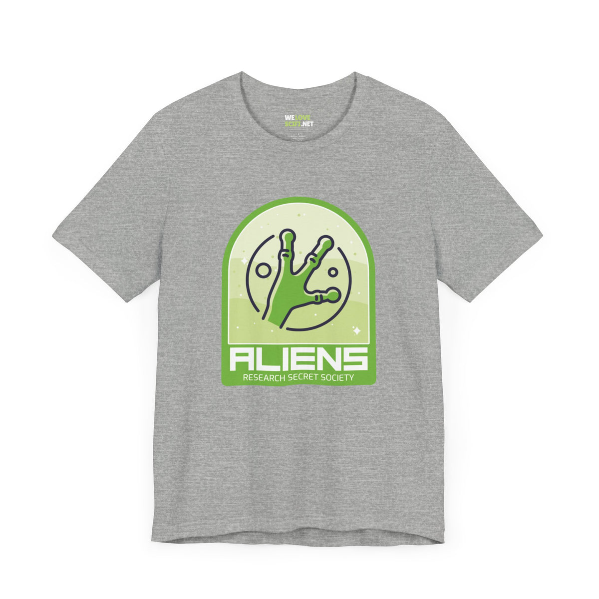 Aliens Research Secret Society UFO SciFi T-Shirt-welovescifi