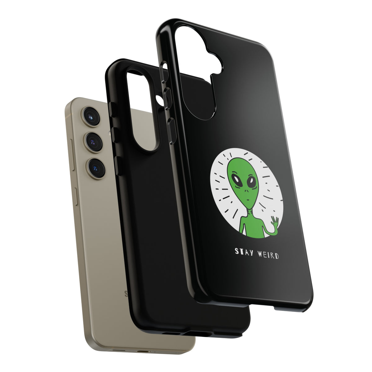 Stay Weird Alien Tough Phone Case | Samsung Galaxy