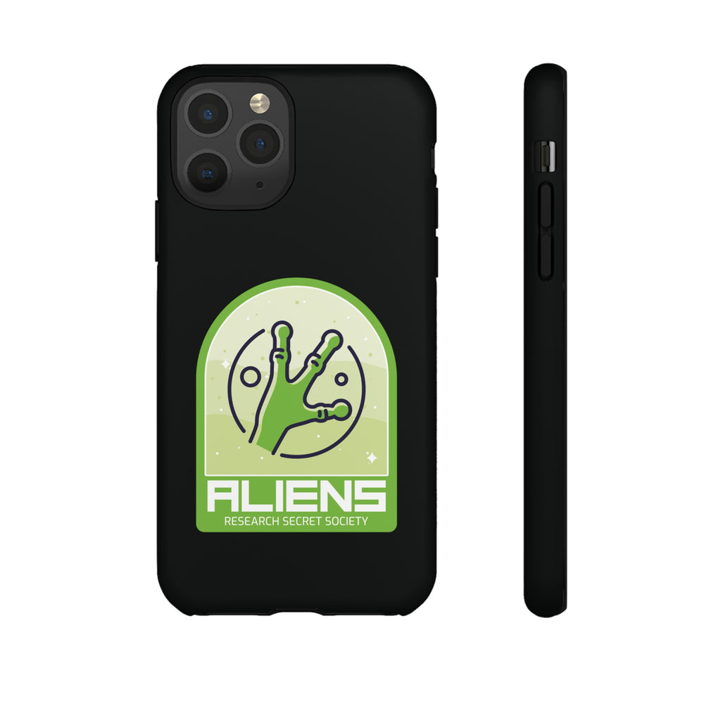 Aliens Research Secret Society UFO Sci-Fi iPhone Mobile Case