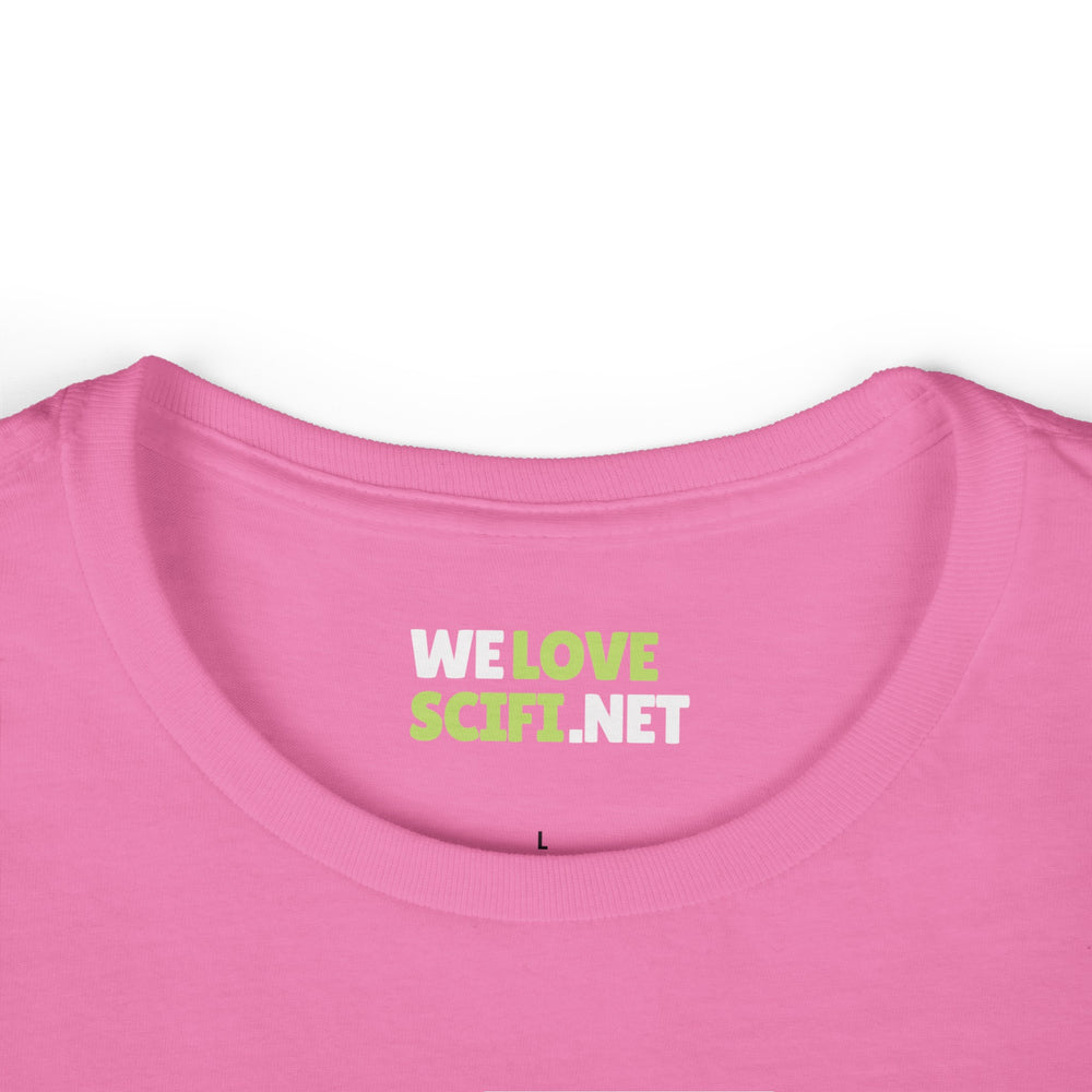 We Want Your Love And Your Planet Funny Alien Woman's Tee-welovescifi.net