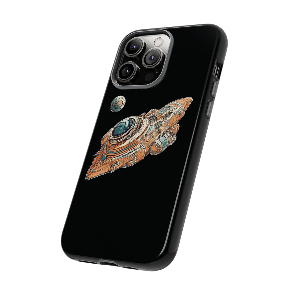 Durable Spaceship-76 Tough iPhone Cases