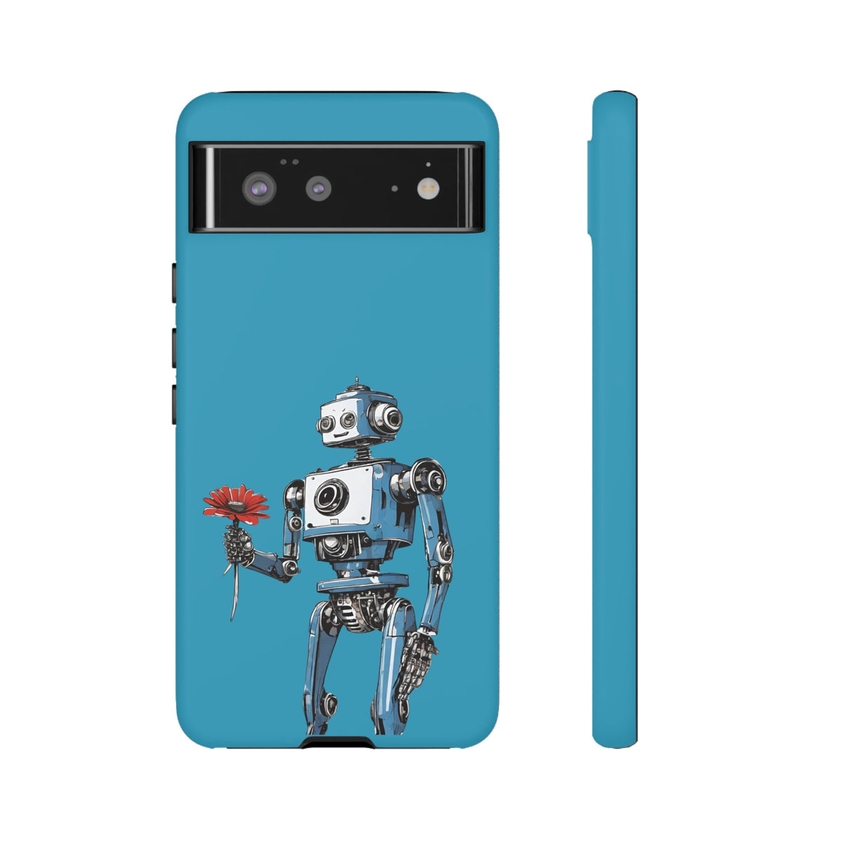 You Never Bring Me Flowers Robot SpaceArt Tough Google Pixel Mobile Cases-welovescifi.net