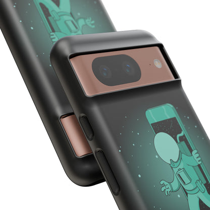 Just Visiting This Planet - Funny Astronaut Mobile Case