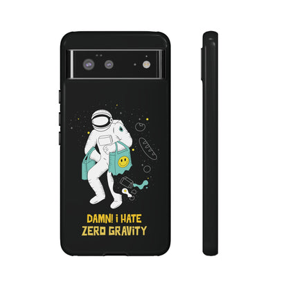 Zero Gravity Funny Astronaut Sci-Fi Tough Google Pixel Mobile Cases-welovescifi.net